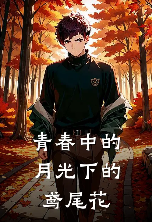 青春中的月光下的鸢尾花