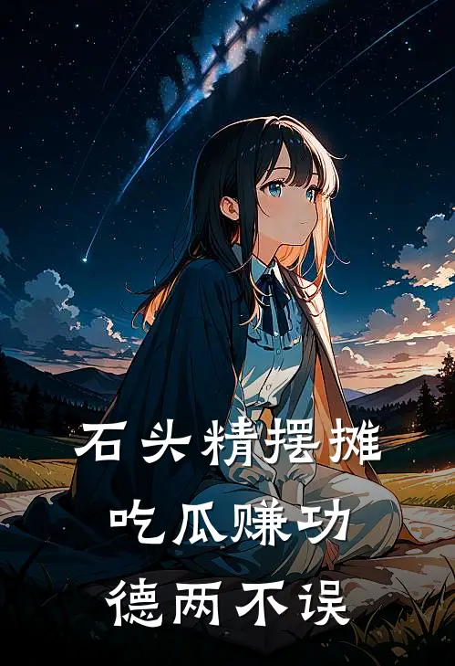 石头精摆摊，吃瓜赚功德两不误