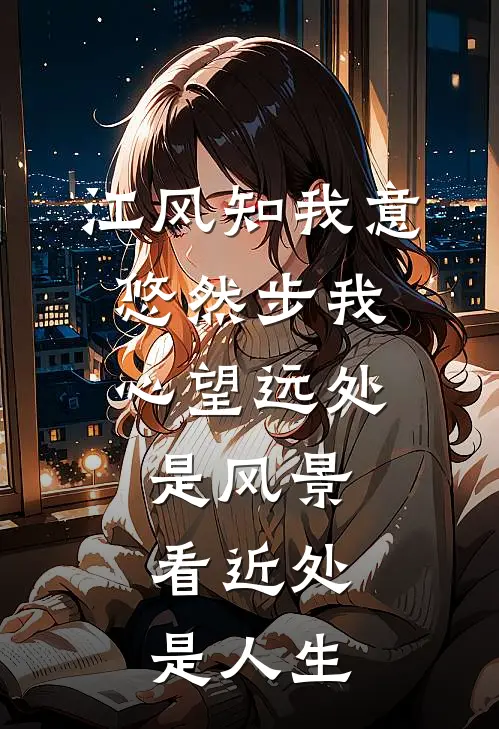江风知我意,悠然步我心 望远处是风景,看近处是人生