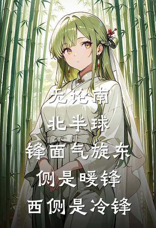 无论南北半球,锋面气旋东侧是暖锋,西侧是冷锋