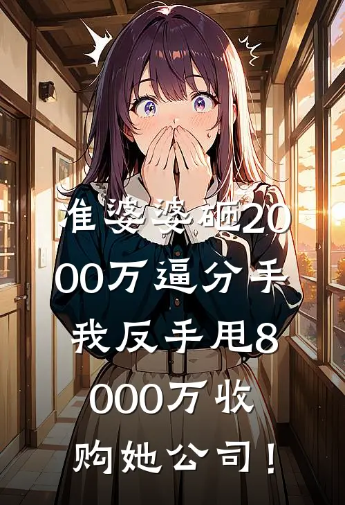 准婆婆砸2000万逼分手，我反手甩8000万收购她公司！柳晚晴阿驰免费小说推荐_免费小说笔趣阁准婆婆砸2000万逼分手，我反手甩8000万收购她公司！柳晚晴阿驰