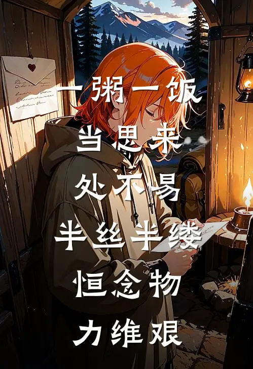 一粥一饭,当思来处不易;半丝半缕,恒念物力维艰